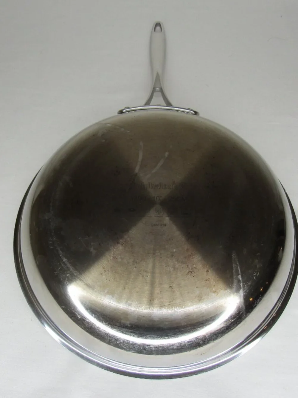 3 Calphalon Stainless Steel Fry Pan Set  8